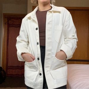 White light weight Jean jacket